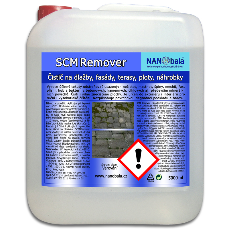 SCM Remover 5L - odstraňovač nečistôt